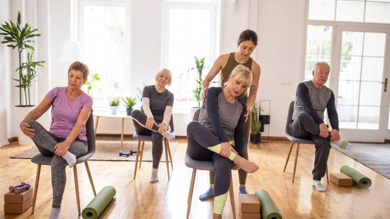 Can’t Get on the Floor for Yoga? Experts Recommend These 3 Simple Chair Yoga Poses